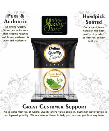 Online Quality Store herbal powder combo for hair and face (Neem powder) - Buy Online on GoSupps.com