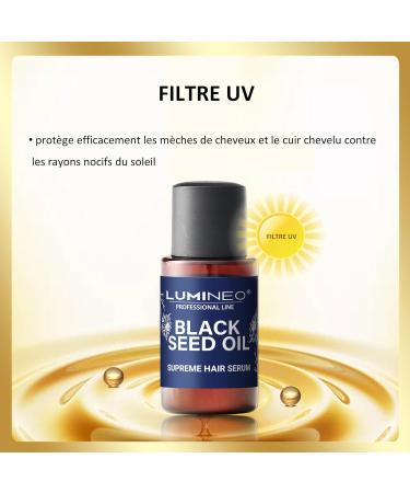 Lumineo Hair Serum with Black Seed Oil Malachite and UV Filter - ideal for Lumineo Hair Dryer with Serum Diffuser - Buy Online on GoSupps.com