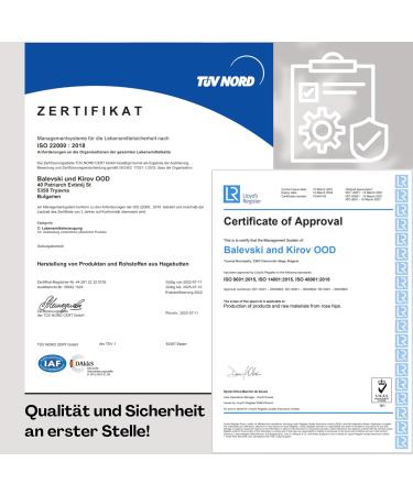 100% Organic Bio-Rosehip Powder - Gluten-Free Vitamin C & Omega Fatty Acids | Joint Bone & Immune Support | 1 kg Pack for Golden Milk & Rosehip Tea - Buy Online on GoSupps.com