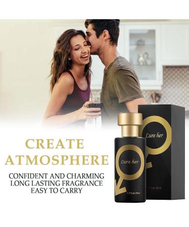 Hcomine Lure Her Perfume para hombres 50 ml - Colonia de feromonas doradas para atraer mujeres - Buy Online on GoSupps.com