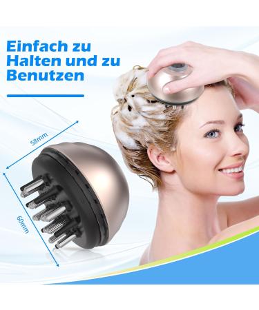 Scalp Massage Brush & 2-in-1 Hair Applicator Bottle - 30ml for Hair Treatment & Essential Oil Application - Buy Online on GoSupps.com