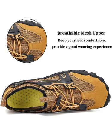 AFT AFFINEST Water Shoes Outdoor Hiking Sandals Aqua Quick Dry Barefoot Beach Sneakers 10.5 Women/9.5 Men Brown - Buy Online on GoSupps.com