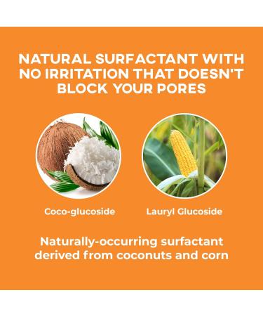 Vegan Gel Cleanser 4.06 fl. oz | Gentle Moisturizing Face Wash for Oily & Dry Skin | Plant-Based Coconut Cleanser for Men & Women - Buy Online on GoSupps.com