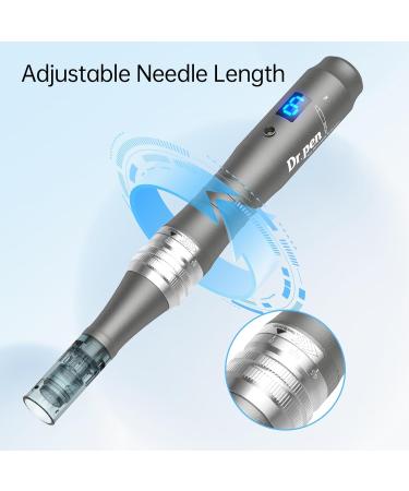 Dr.pen M8 Microneedling Pen Wireless Professional Micro Needling Pen Skin Care Tool Kit for Face and Body Auto Microneedling Device Set for Face 6 Speeds with 10 Nano Round Cartridges (UK Plug) - Buy Online on GoSupps.com