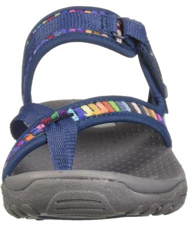 Skechers Women's Reggae-Mad Swag Toe Thong Sandal - Navy (Size 8) - Buy Online on GoSupps.com
