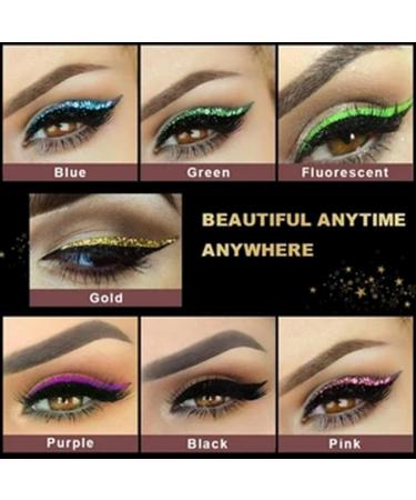 7 Set Eyeliner & Eyelash Stickers - Reusable Eyeshadow Stickers | Complete 2-in-1 Makeup Set for Perfect Eyeliner Looks - Buy Online on GoSupps.com