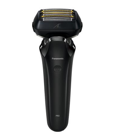 Panasonic ES-LS5C-K LAMDASH PRO Linear Motor 6 Blades Foam Making Function with Pouch Craft Black Men's Shaver 100-240V Japan Import 2023 Model