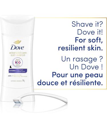 Dove Advanced Care Invisible Antiperspirant Stick Deodorant for Women Sheer Fresh Formulated to leave no White Marks on 100 colors 74 g - Buy Online on GoSupps.com