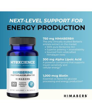 MYOXCIENCE Berberine Fasting Accelerator - Berberine HCL with ALA and Biotin - Buy Online on GoSupps.com