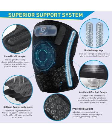 Kids Knee Brace for Pain Relief | Adjustable Patellar Tendon Support Strap for Meniscus Tear | X-Small Youth Knee Straps - Buy Online on GoSupps.com