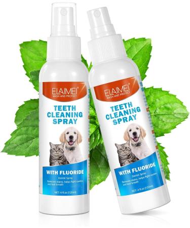 REMEK 5 Pcs Dog Teeth Cleaning Dental Spray for Dogs for Healthy Dog Teeth Dental Spray for Dogs for Healthy Dog Teeth Cleaning Dog Teeth 5 Pcs 120ml - Buy Online on GoSupps.com
