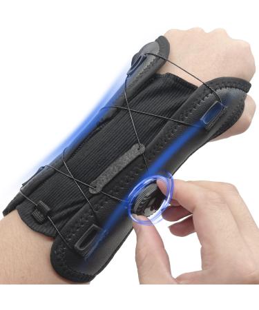 Wrist Brace for Carpal Tunnel Adjustable Night Wrist Support Brace Fits Left & Right Hand Hand Support for Men and Women for Arthritis Tendonitis Sprain Injuries Wrist Pain