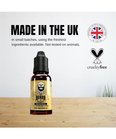 Premium Beard Conditioning Oil for Men - Natural Jojoba Oil Beard Growth Formula | Softens, Smooths & Strengthens Beard | 15ml - Buy Online on GoSupps.com