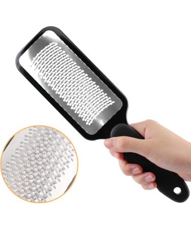 Pedicure Foot File Set - Stainless Steel Dual Sided Hard Skin Remover for Professional Foot Care - 3pcs - Buy Online on GoSupps.com
