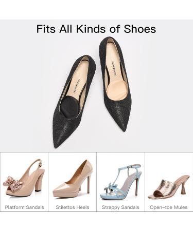Heel Pads for Shoes - Size Reducer & Heel Grips for Loose Shoes - 2 Pairs Multicolor Inserts for Women & Men - Buy Online on GoSupps.com