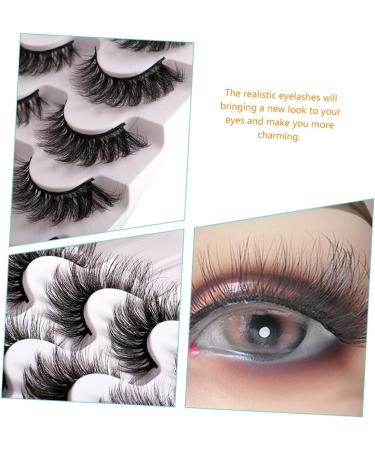 Angoily 4 Boxes Messy False Eyelashes Fluffy False Lashes for Women Natural False Eyelashes Women Fake Eyelashes Natural False Lash Glitter Lashes Miss Halloween Fox Imitation - Buy Online on GoSupps.com