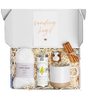 Thinking of You Gifts for Women Get Well Soon Gift Basket Care Package for Women Sympathy Gift Baskets Tea Gift Basket Condolences Gift Basket for Loss Birthday/Thank You/Self Care Gift Box