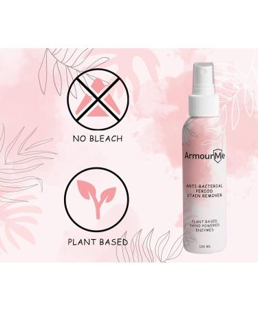 ArmourMe Antibacterial Period Stain Remover Enzyme-Based Stain Remover for Clothes New and Old Laundry Blood Spot Cleaner Plant-Based Undergarments and Clothing Stain Remover. - Buy Online on GoSupps.com