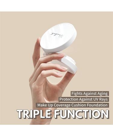 BLANC DOUX Oligo Hyaluronic Acid Healthy Cream Cushion (02 Beige) - Sleek, Portable, and Functional Makeup for Moisturized Skin - Buy Online on GoSupps.com