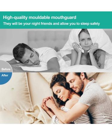 Premium BPA-Free Dental Night Guard - Stop Bruxism with Mouth Guard for Grinding and Clenching Teeth - 2 Sizes Pack of 4 (2 Pairs) - Adults & Kids - Buy Online on GoSupps.com