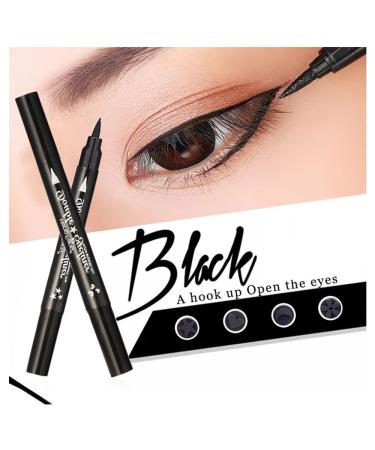 Pinkiou 2 in 1 Double-headed Liquid Eyeliner Pen Stamp - Waterproof & Smudgeproof Heart Stamp for Long Lasting Makeup - Buy Online on GoSupps.com