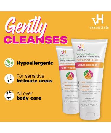 Certain Dri Everyday Antiperspirant Deodorant 2.6oz & vH Essentials Tea Tree Oil Feminine Wash 6oz - Buy Online on GoSupps.com