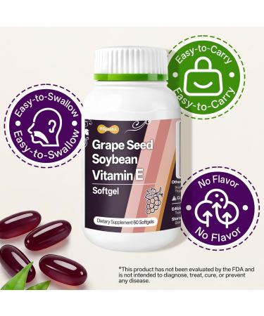 Oopeatol Premium Grape Seed Extract Capsules | High in Antioxidants OPCs & Polyphenols Supports Cells and Human Health Immune Defense & Fights Free Radical Damage - Buy Online on GoSupps.com