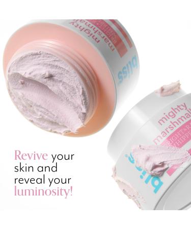Bliss Ex-glow-sion Super Rich Face Moisturizer for Dewy Radiant Skin | Advanced Shea Butter Nourishes & Hydrates and Mighty Marshmallow + Vitamin C Whipped Mask - Buy Online on GoSupps.com
