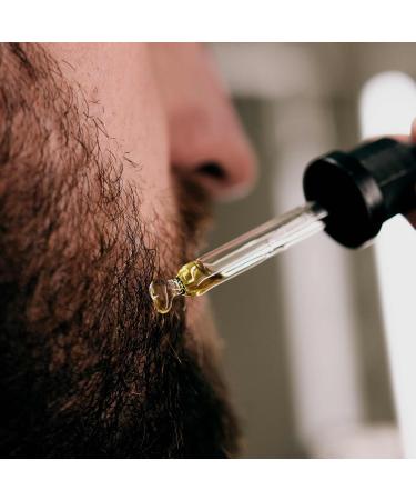 Sober Beard Oil No. 1 - Vegan Natural Beard Care for Men | Argan Jojoba & Avocado Oils | International Shipping - Buy Online on GoSupps.com