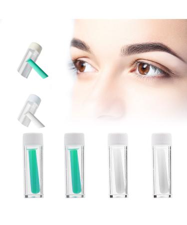 Contact lenses Suck soft lentils Prousky 4 pieces of contact lenses Help to insert simple silicone contact lens suction suction with bottle for soft hard lentils green and translucent - Buy Online on GoSupps.com
