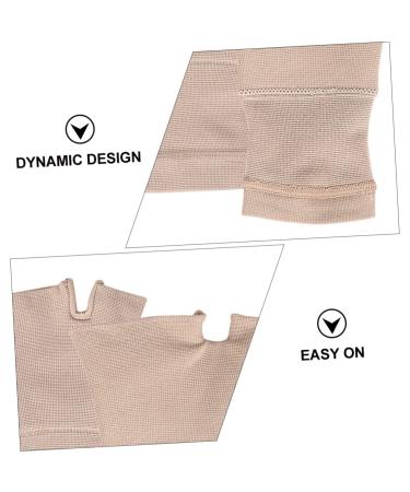 Pressure Wrist Thumb Brace Gloves - Carpal Tunnel Support | 1 Pair Khaki - Buy Online on GoSupps.com