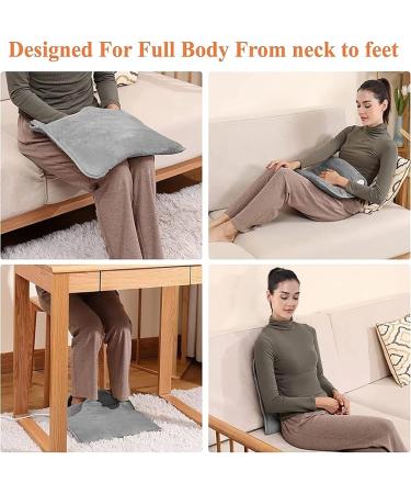 Ohagin Soft & Breathable Electric Foot Warmer - Quick Heating Winter Boots & Full-Body Flannel Heating Pillows | 6 Levels & 4 Timers - Buy Online on GoSupps.com