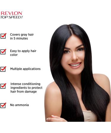 Revlon Top Speed Hair Color Woman Natural Black 70 - Buy Online on GoSupps.com