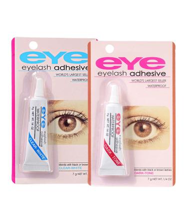 Black Individual Eyelash Glue 2-Pack | Express Drying, Waterproof & Long-Lasting Lash Adhesive for DIY Extensions - Buy Online on GoSupps.com