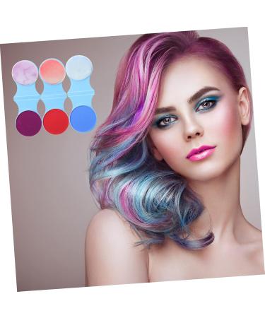 FRCOLOR 8pcs Temporary Hair Dye Powder - Bright Hair Chalk for Kids | Washable Coloring Accessory - Buy Online on GoSupps.com