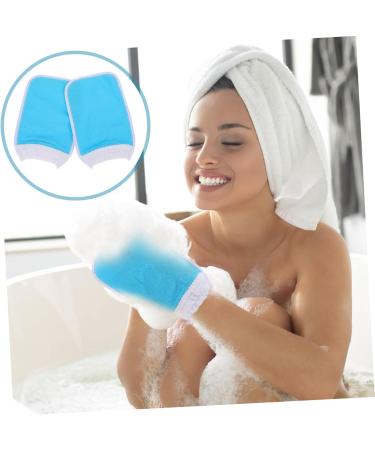 2pi ces de Bain et Serviettes Exfoliantes pour Corps Lot Utiliser Chez Soi pour Nettoyage Profondeur Bleu - Buy Online on GoSupps.com