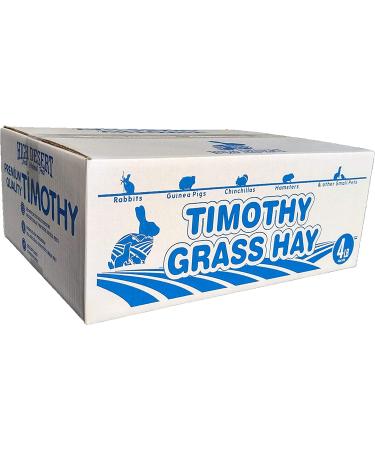 High Desert 2nd Cutting Timothy Grass Hay for Guinea Pigs, Rabbits & Small Pets - 4lb Pack - Buy Online on GoSupps.com