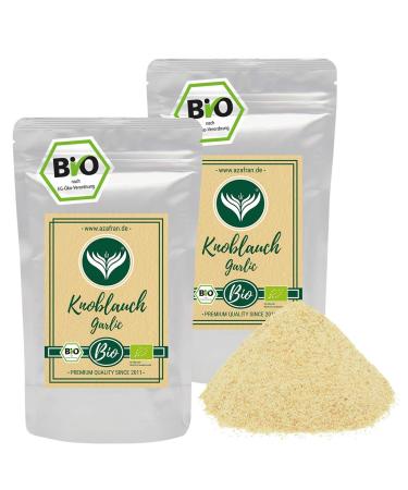Azafran ORGANIC Garlic granulated (garlic powder) 1kg 1 kg (1 pack)