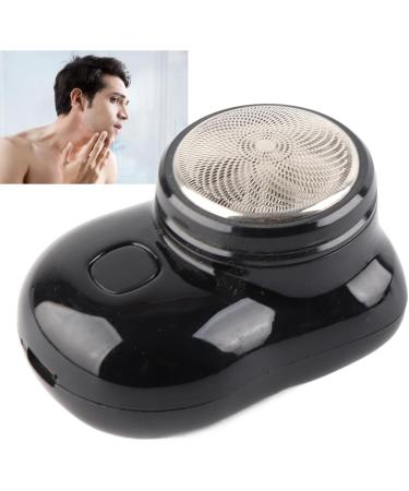 Electric Beard Trimmer - Mini Size Automatic Hair Cutter with Double Ring Blade | Home Grooming Tool (Black - Buy Online on GoSupps.com