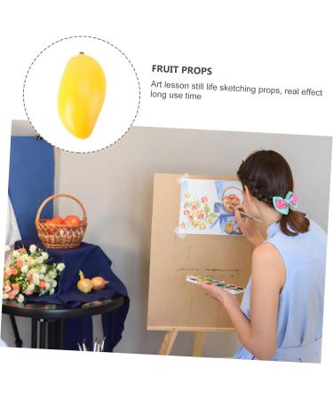 Zerodeko 3pcs Fake Fruit Fruit Model Model Simulated Fruit Creative Playthings Decor for Kitchen Fruit Ornament Fruit Desk Decorations Fruit Toys Creative Toys Mango Ornaments - Buy Online on GoSupps.com