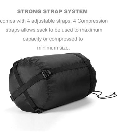Borogo Compression Stuff Sack 36L 2-Pack - Waterproof Organizer for Camping, Hiking, Backpacking - Travel Storage Bag for Sleeping Bags and Clothes - Buy Online on GoSupps.com