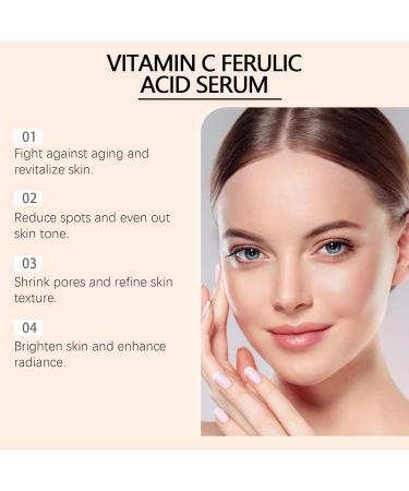 VKaoess Vitamin C serum for the face with hyaluronic acid Vitamin C and retinol serum Antiaging facial serum to reduce wrinkles age spots and firm the skin 30ml 3 Bottles - Buy Online on GoSupps.com