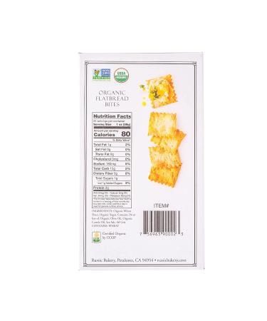 Rustic Bakery Handmade Sourdough Flatbread Crackers - Olive Oil & Sel Gris - Sea Salt Charcuterie Crackers - Made in California (Pack of 4) - Buy Online on GoSupps.com