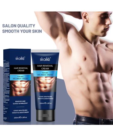 Intimate Hair Removal Cream for Men - Fast & Effective Hair Remover for Underarms Chest Bikini & More (200ml) - Shop Now - Buy Online on GoSupps.com