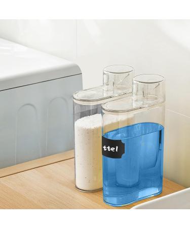 Fukamou Laundry Detergent Dispensers Laundry Detergent Storage Container | Large Capacity Fabric Softener Container Organizer for Washing Powder and Detergent - Buy Online on GoSupps.com