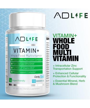 Project AD Vitamin+ Multimineral Multivitamin Supplement Complete Antioxidant Energy & Immune Support. (60 Servings) - Buy Online on GoSupps.com