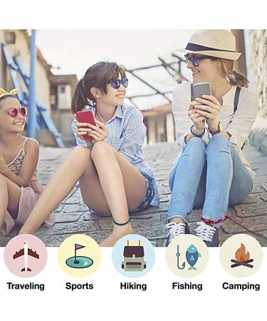 36 Pack PU Leather Mosquito Repellent Bracelets for Kids & Adults - Insect & Bug Protection for Outdoor Activities - Buy Online on GoSupps.com