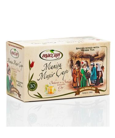 Mesir Tea - Wonderfully Tasting Tea Prepared with a Mixture of 41 Types of Herbs and Spices (2 packs)