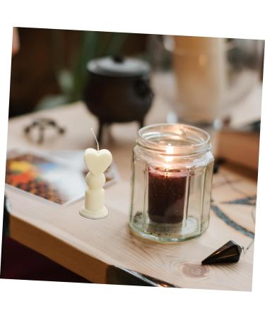 STOBOK 1 Set Candle Plastic Mold Handmade Craft Mould Heart Wand Design Candle Mold DIY Candle Casting Chocolate Molds Silicone Molds Candle DIY Silicone Mold Rubber Heart-Shaped Crafts As Shown 6X6X11.3CM - Buy Online on GoSupps.com