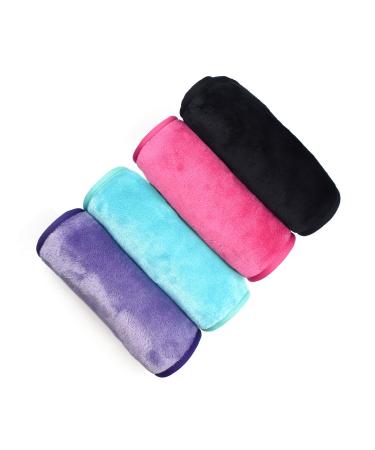 Makeup Remover Cloths 4 Count: Microfiber Reusable Fast Drying Washcloth, Face Towels for Women